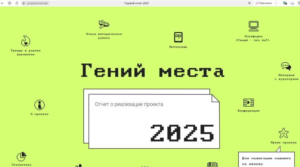 Титульный лист  отчета за 2025 год